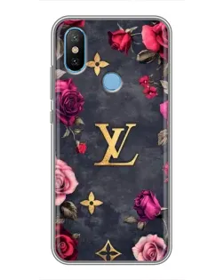 Чехол для Xiaomi Mi6X с картинкой «Цветочный Louis Vuitton»