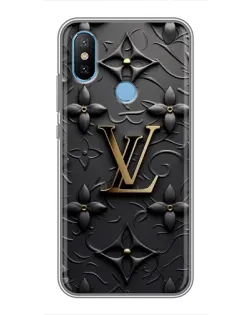 Чехол для Xiaomi Mi6X с картинкой «Кожаная текстура LV»
