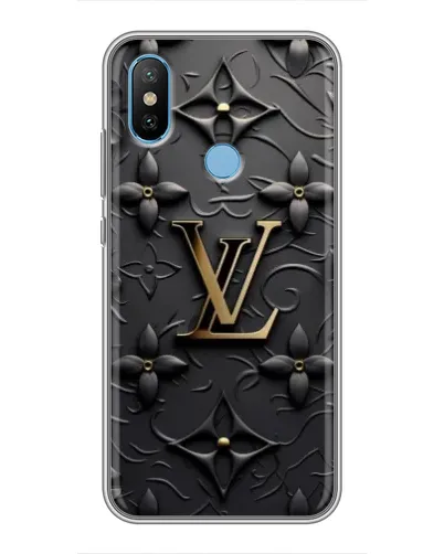 Чехол для Xiaomi Mi6X с картинкой «Кожаная текстура LV»
