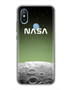 Чехол для Xiaomi Mi6X с картинкой «NASA — лунный градиент»