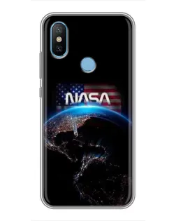 Чехол для Xiaomi Mi6X с картинкой «Земля из космоса NASA»