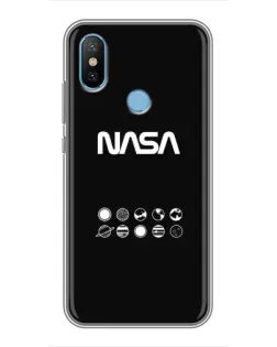 Чехол для Xiaomi Mi6X с картинкой «NASA — технический принт»