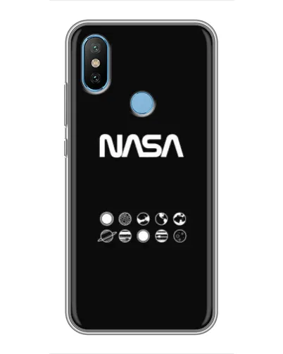 Чехол для Xiaomi Mi6X с картинкой «NASA — технический принт»