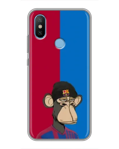 Чехол для Xiaomi Mi6X с картинкой «Bored Ape — фанат Барсы»