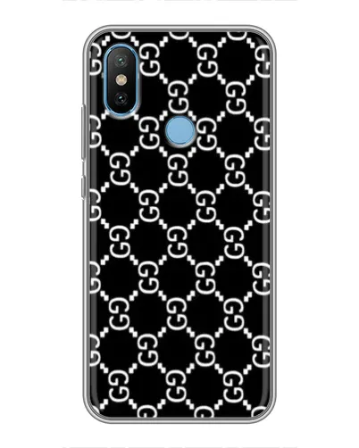 Чехол для Xiaomi Mi6X с картинкой «Gucci — сетчатый паттерн»