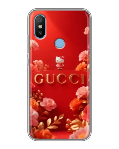 Чехол для Xiaomi Mi6X с картинкой «Gucci — золотой сад»