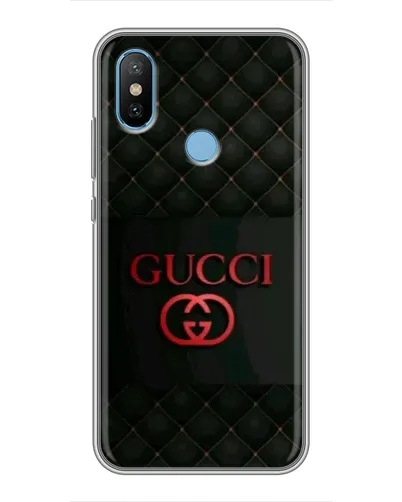 Чехол для Xiaomi Mi6X с картинкой «Gucci — стеганый черный»