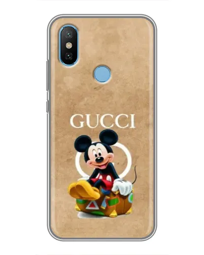 Чехол для Xiaomi Mi6X с картинкой «Микки Маус Gucci — крафт»