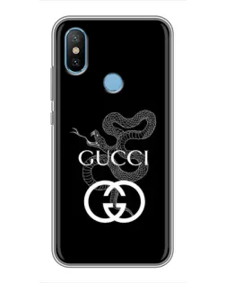 Чехол для Xiaomi Mi6X с картинкой «Gucci — серебряная змея»