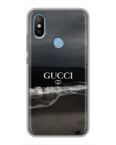 Чехол для Xiaomi Mi6X с картинкой «Gucci — морской прибой»