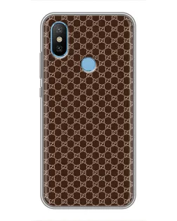 Чохол для Xiaomi Mi6X з картинкою «Gucci — шоколадна сітка» Чохол для Xiaomi Mi6X з картинкою «Gucci — шоколадна сітка»