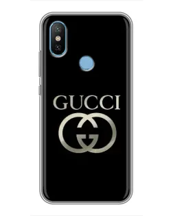 Чохол для Xiaomi Mi6X з картинкою «Gucci — золото на чорному» Чохол для Xiaomi Mi6X з картинкою «Gucci — золото на чорному»