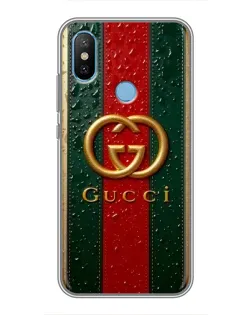 Чохол для Xiaomi Mi6X з картинкою «Gucci — фірмова смуга та золото» Чохол для Xiaomi Mi6X з картинкою «Gucci — фірмова смуга та золото»