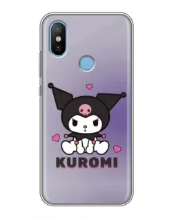 Чехол для Xiaomi Mi6X с картинкой «Kuromi — фиолетовый арт»