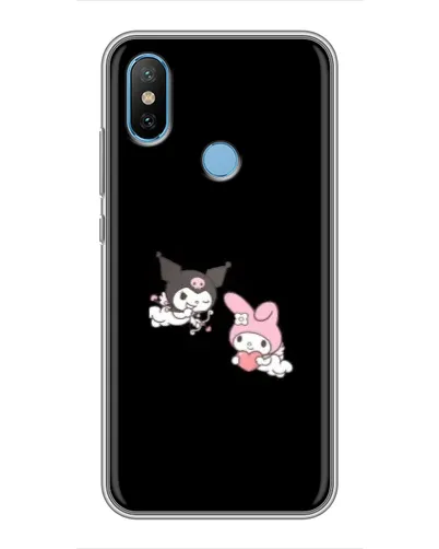 Чехол для Xiaomi Mi6X с картинкой «My Melody и Kuromi»