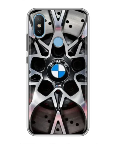 Чехол для Xiaomi Mi6X с картинкой «BMW — деталь диска»