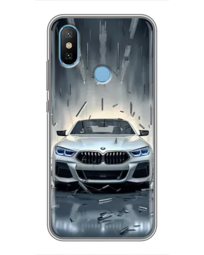 Чехол для Xiaomi Mi6X с картинкой «BMW в свете фар»