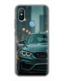 Чехол для Xiaomi Mi6X с картинкой «BMW в огнях города»