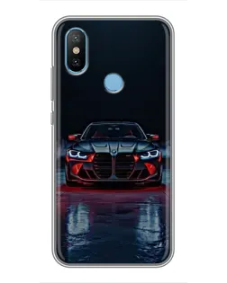 Чехол для Xiaomi Mi6X с картинкой «BMW на мокрой дороге»