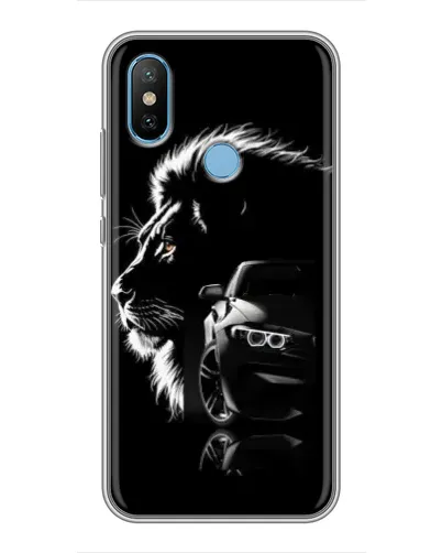 Чехол для Xiaomi Mi6X с картинкой «BMW и лев»