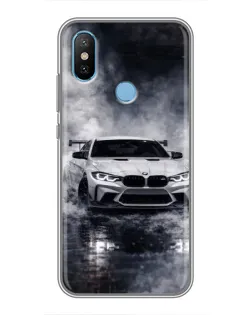 Чехол для Xiaomi Mi6X с картинкой «BMW сквозь туман»