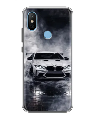 Чехол для Xiaomi Mi6X с картинкой «BMW сквозь туман»