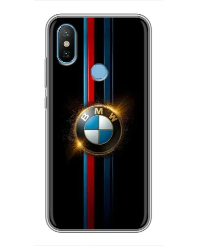 Чехол для Xiaomi Mi6X с картинкой «BMW M-Power неон»