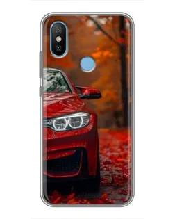 Чехол для Xiaomi Mi6X с картинкой «Осенняя BMW M4»