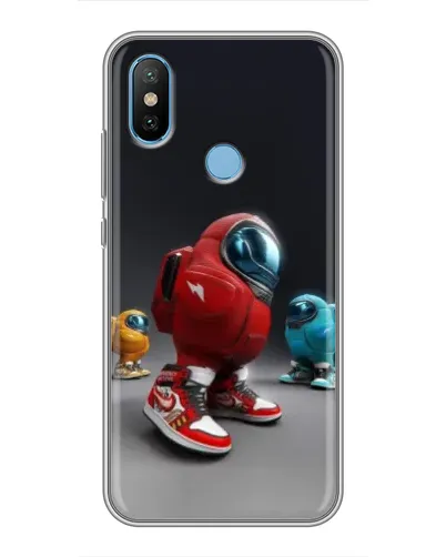 Чохол для Xiaomi Mi6X з картинкою «Among Us — 3D стиль»