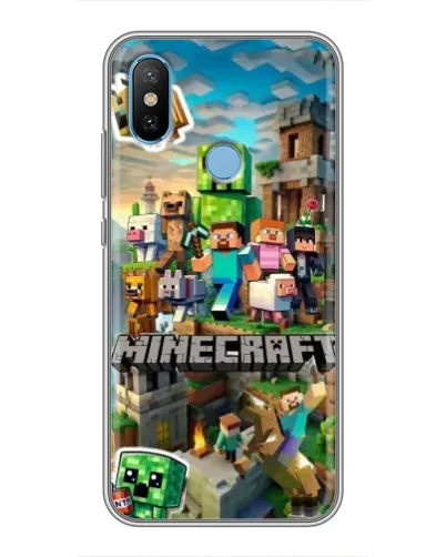 Чехол для Xiaomi Mi6X с картинкой «Замок Minecraft» Чехол для Xiaomi Mi6X с картинкой «Замок Minecraft»
