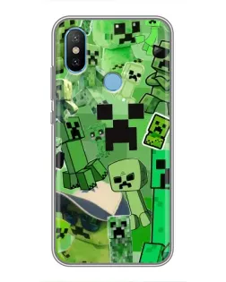 Чохол для Xiaomi Mi6X з картинкою «Кріпери Minecraft» Чохол для Xiaomi Mi6X з картинкою «Кріпери Minecraft»