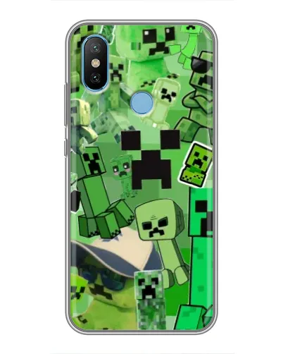 Чехол для Xiaomi Mi6X с картинкой «Криперы Minecraft» Чехол для Xiaomi Mi6X с картинкой «Криперы Minecraft»