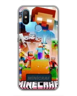 Чохол для Xiaomi Mi6X з картинкою «Minecraft герої гри» Чохол для Xiaomi Mi6X з картинкою «Minecraft герої гри»