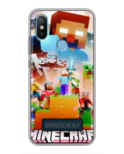 Чехол для Xiaomi Mi6X с картинкой «Minecraft герои игры» Чехол для Xiaomi Mi6X с картинкой «Minecraft герои игры»