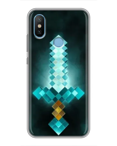 Чехол для Xiaomi Mi6X с картинкой «Алмазный меч неон» Чехол для Xiaomi Mi6X с картинкой «Алмазный меч неон»