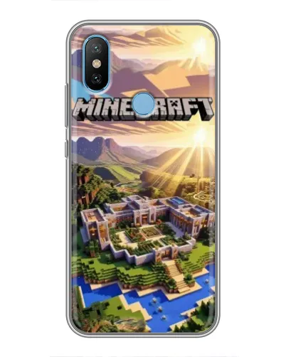 Чехол для Xiaomi Mi6X с картинкой «Minecraft панорама» Чехол для Xiaomi Mi6X с картинкой «Minecraft панорама»