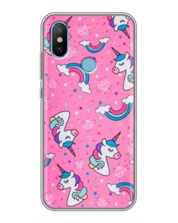Чохол для Xiaomi Mi6X з картинкою «Unicorn паттерн рожевий» Чохол для Xiaomi Mi6X з картинкою «Unicorn паттерн рожевий»