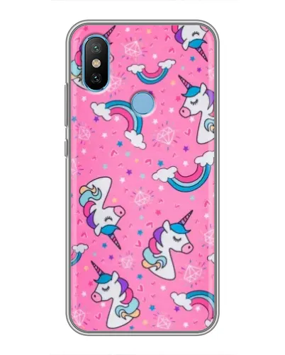 Чохол для Xiaomi Mi6X з картинкою «Unicorn паттерн рожевий» Чохол для Xiaomi Mi6X з картинкою «Unicorn паттерн рожевий»