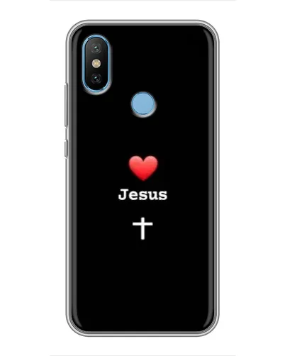 Чохол для Xiaomi Mi6X з картинкою «Серце - Jesus»