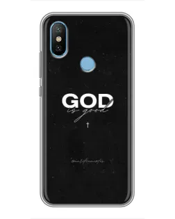 Чохол для Xiaomi Mi6X з картинкою «GOD — Бог над усім»