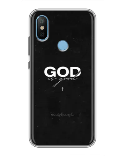 Чохол для Xiaomi Mi6X з картинкою «GOD — Бог над усім»