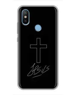Чохол для Xiaomi Mi6X з картинкою «Графічний хрест Jesus» Чохол для Xiaomi Mi6X з картинкою «Графічний хрест Jesus»