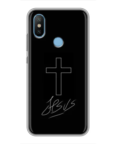 Чохол для Xiaomi Mi6X з картинкою «Графічний хрест Jesus» Чохол для Xiaomi Mi6X з картинкою «Графічний хрест Jesus»