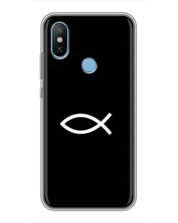 Чохол для Xiaomi Mi6X з картинкою «Символ риби Jesus» Чохол для Xiaomi Mi6X з картинкою «Символ риби Jesus»