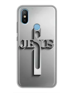 Чохол для Xiaomi Mi6X з картинкою «Металевий хрест Jesus» Чохол для Xiaomi Mi6X з картинкою «Металевий хрест Jesus»