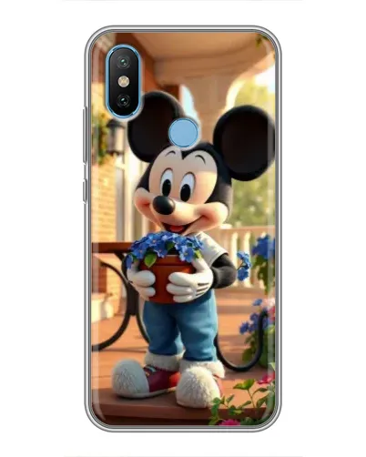 Чохол для Xiaomi Mi6X з картинкою «Міккі садівник» Чохол для Xiaomi Mi6X з картинкою «Міккі садівник»