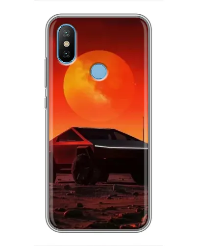 Чехол для Xiaomi Mi6X с картинкой «Cybertruck на Марсе»