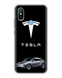 Чехол для Xiaomi Mi6X с картинкой «Tesla Model Y»