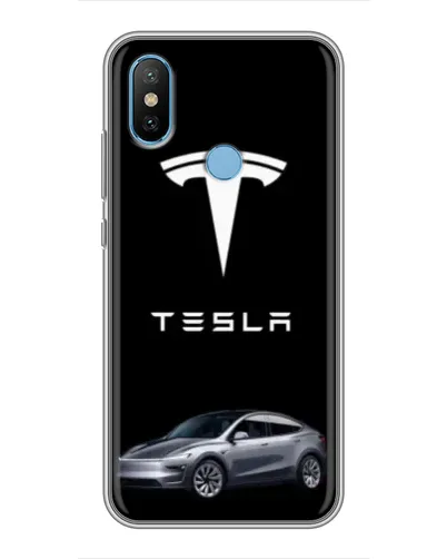 Чехол для Xiaomi Mi6X с картинкой «Tesla Model Y»