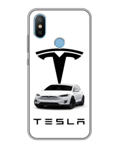 Чехол для Xiaomi Mi6X с картинкой «Tesla White Style»